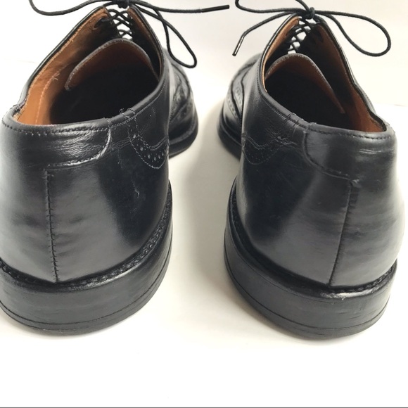 Allen Edmonds Chester Wingtip Oxford Black 11 A Narrow - Picture 4 of 13